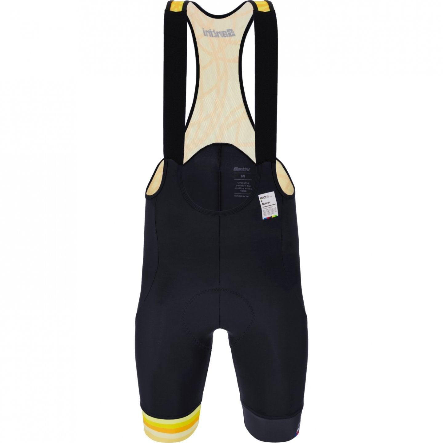 Santini UCI Goodwood 1982 Men's Cycling Bibshort (Black) | Cycling Gears Hub