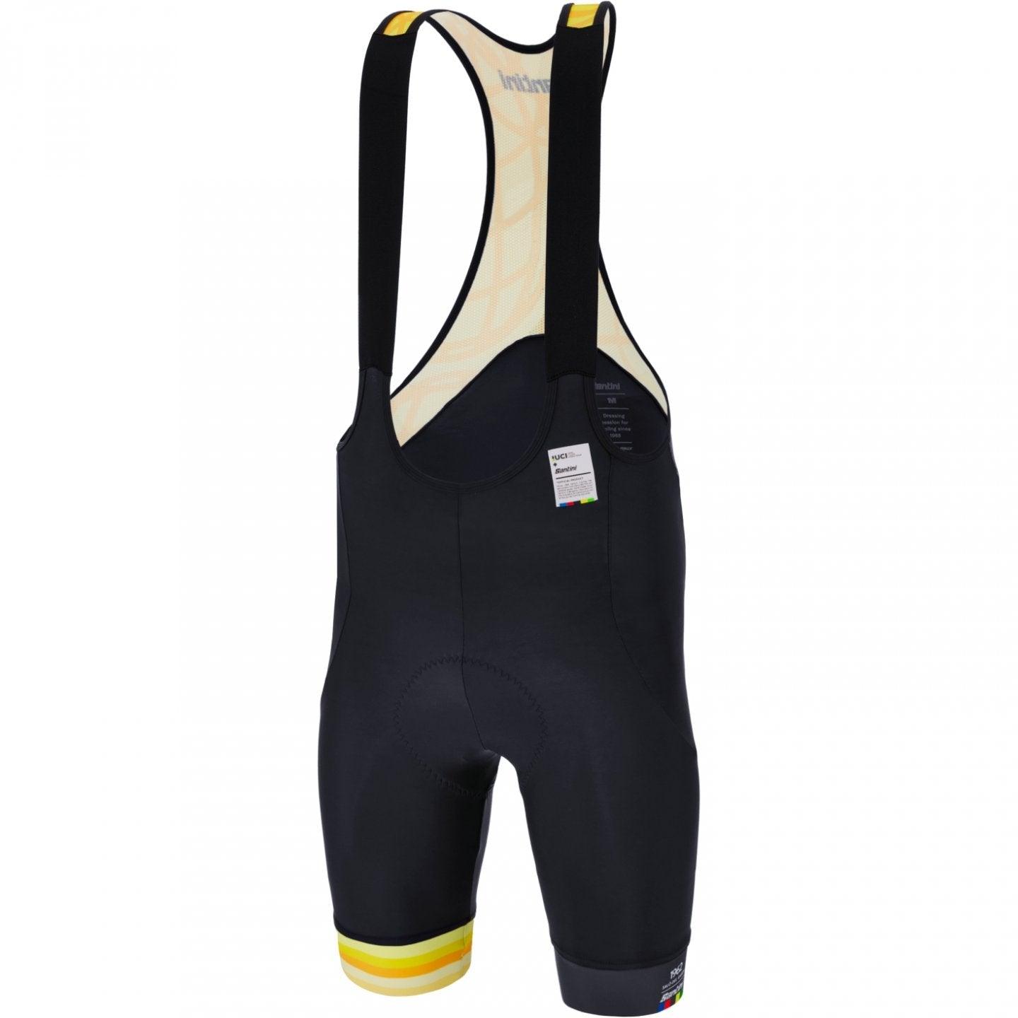 Santini UCI Goodwood 1982 Men's Cycling Bibshort (Black) | Cycling Gears Hub