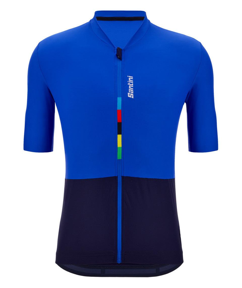Santini UCI Official Men's Cycling Jersey (Royal Blue) | Cycling Gears Hub
