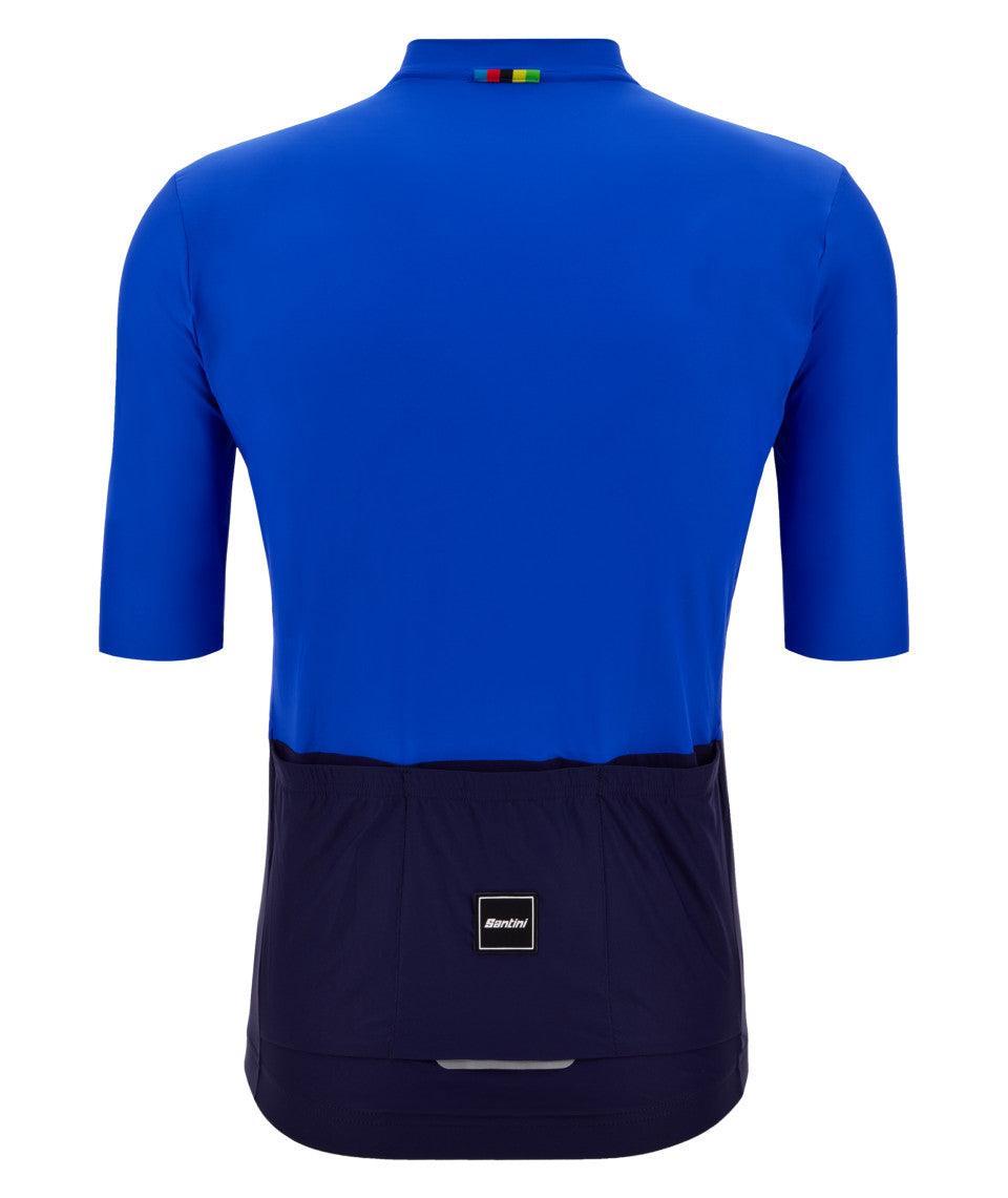 Santini UCI Official Men's Cycling Jersey (Royal Blue) | Cycling Gears Hub