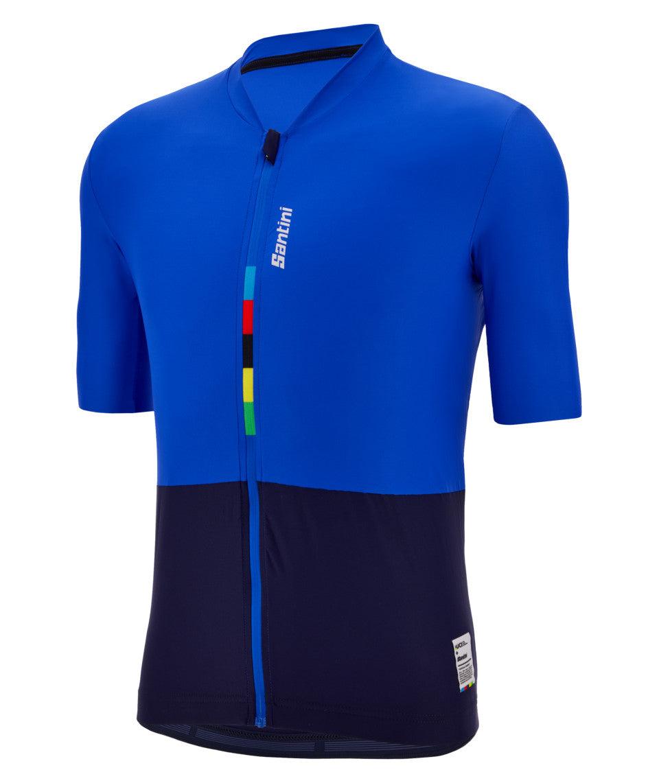 Santini UCI Official Men's Cycling Jersey (Royal Blue) | Cycling Gears Hub