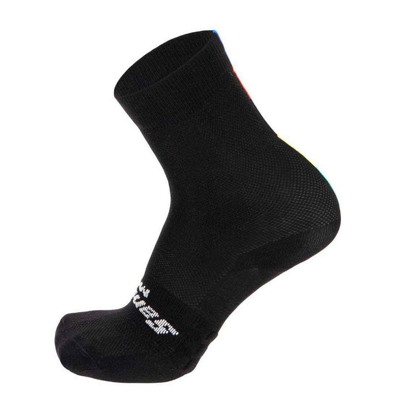 Santini UCI Official Rainbow Socks (Black) | Cycling Gears Hub - Cycling Gears Hub