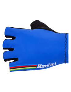 Santini UCI Official Rainbow Unisex Cycling Gloves (Royal Blue) | Cycling Gears Hub - Cycling Gears Hub