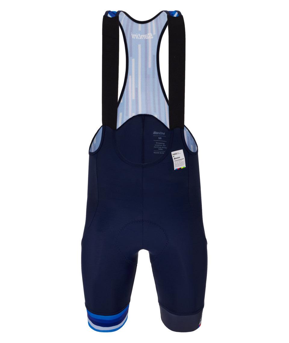 Santini UCI Salo Garda 1962 Men's Cycling Bibshort (Navy Blue) | Cycling Gears Hub