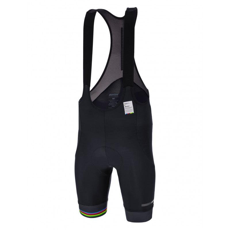 Santini UCI World Champ Men's Cycling Bibshorts (Black) | Cycling Gears Hub