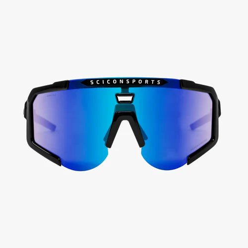 Scicon Aeroscope Sport Sunglasses (Black Gloss/Multimirror Blue) | Cycling Gears Hub - Cycling Gears Hub