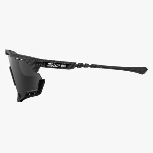 Scicon Aeroshade XL Sport Sunglasses (Carbon Matt/Multimirror Silver) | Cycling Gears Hub - Cycling Gears Hub