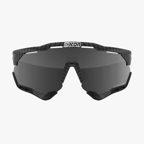 Scicon Aeroshade XL Sport Sunglasses (Carbon Matt/Multimirror Silver) | Cycling Gears Hub - Cycling Gears Hub