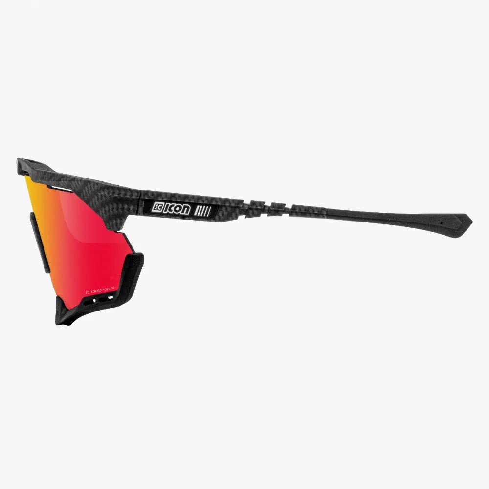 Scicon Aeroshade XL Sport Sunglasses (Multimirror Red/Carbon Matt) | Cycling Gears Hub - Cycling Gears Hub