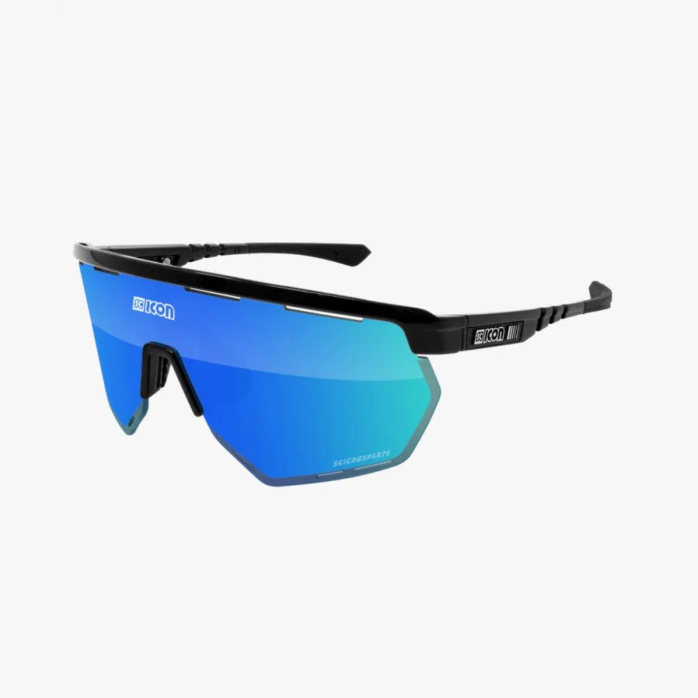 Scicon Aerowing Sport Sunglasses (Multimirror Blue/Black) | Cycling Gears Hub - Cycling Gears Hub