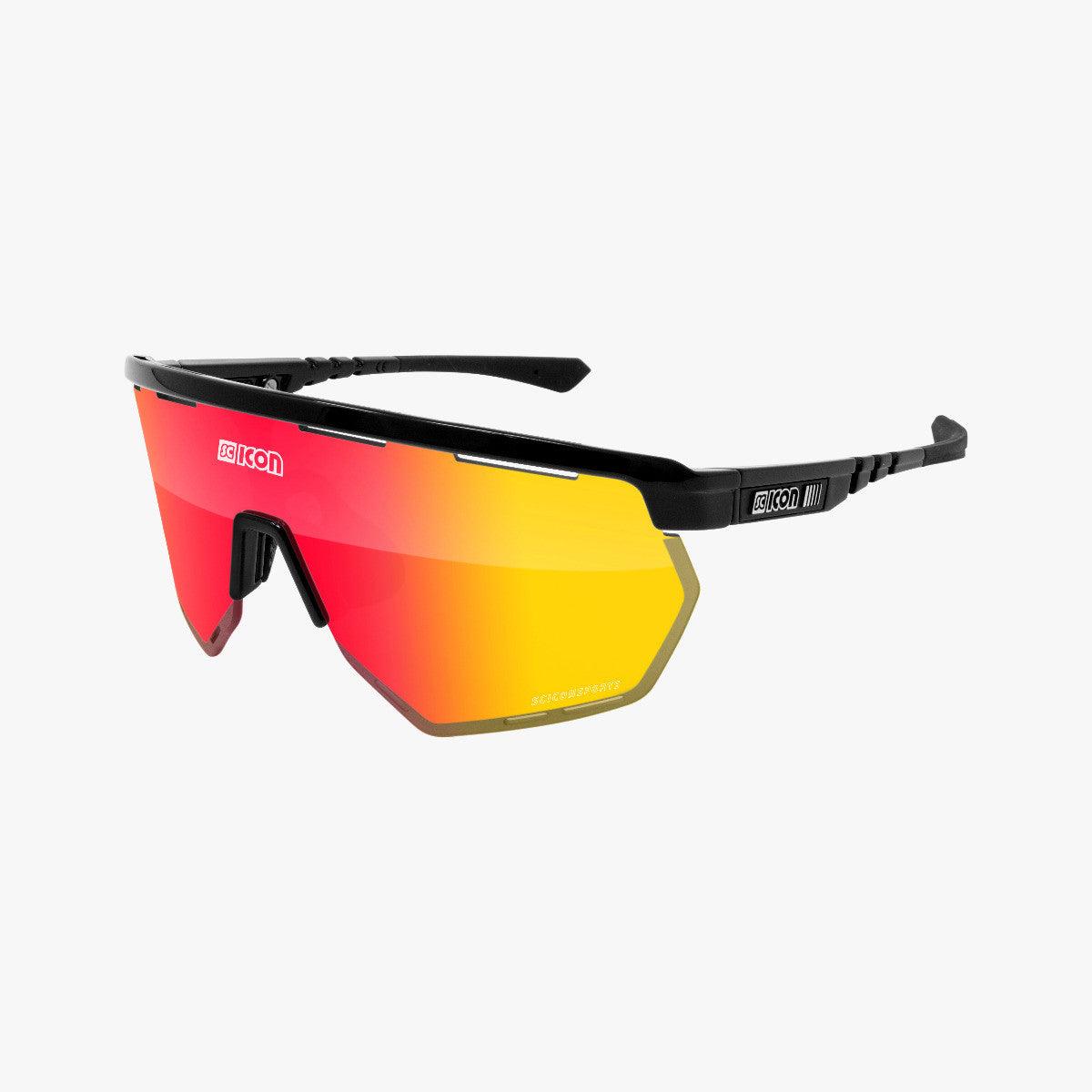 Scicon Aerowing Sport Sunglasses (Multimirror Red/Black) | Cycling Gears Hub - Cycling Gears Hub