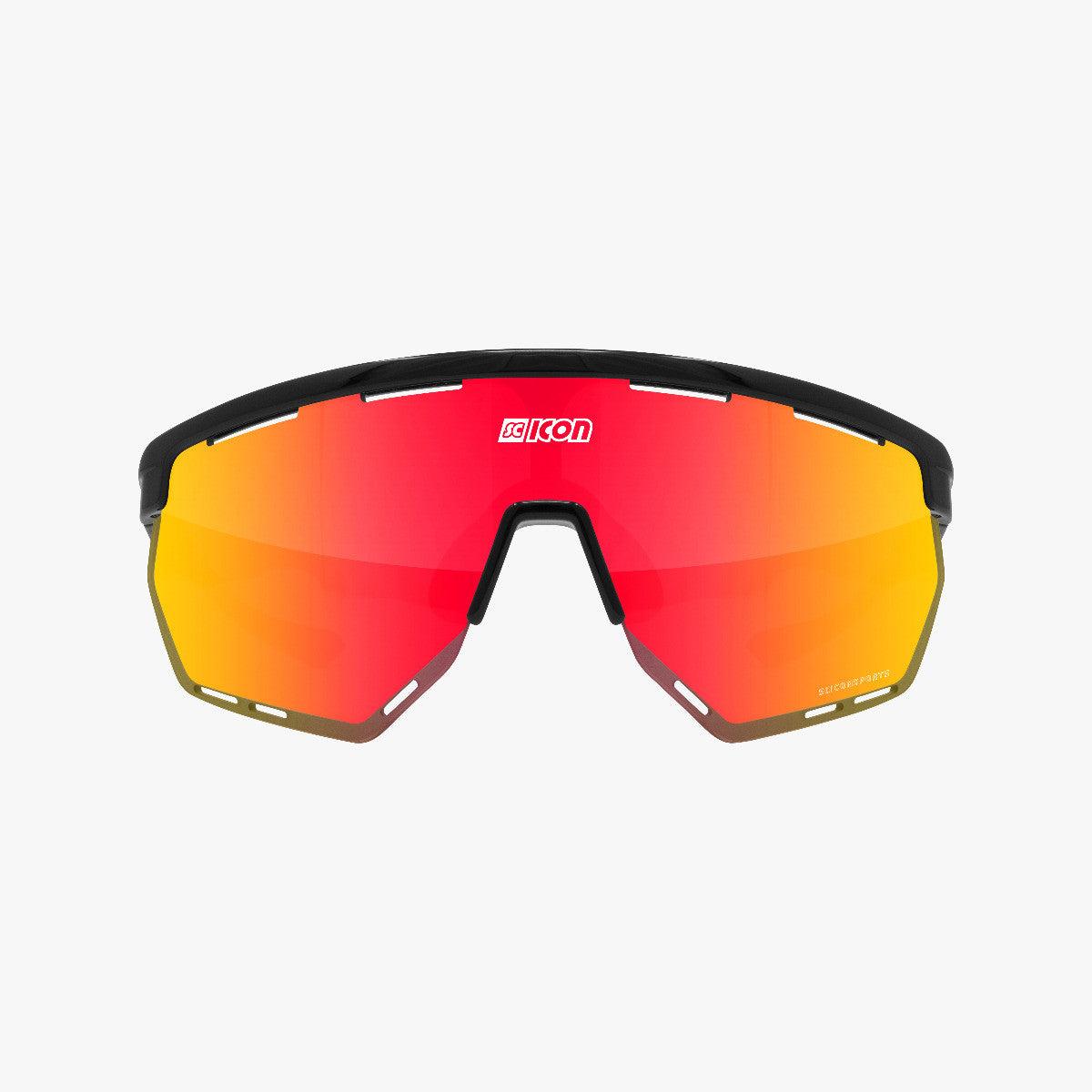 Scicon Aerowing Sport Sunglasses (Multimirror Red/Black) | Cycling Gears Hub - Cycling Gears Hub