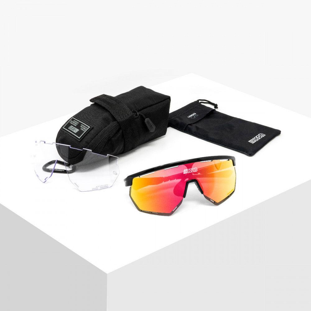 Scicon Aerowing Sport Sunglasses (Multimirror Red/Crystal Gloss) | Cycling Gears Hub - Cycling Gears Hub