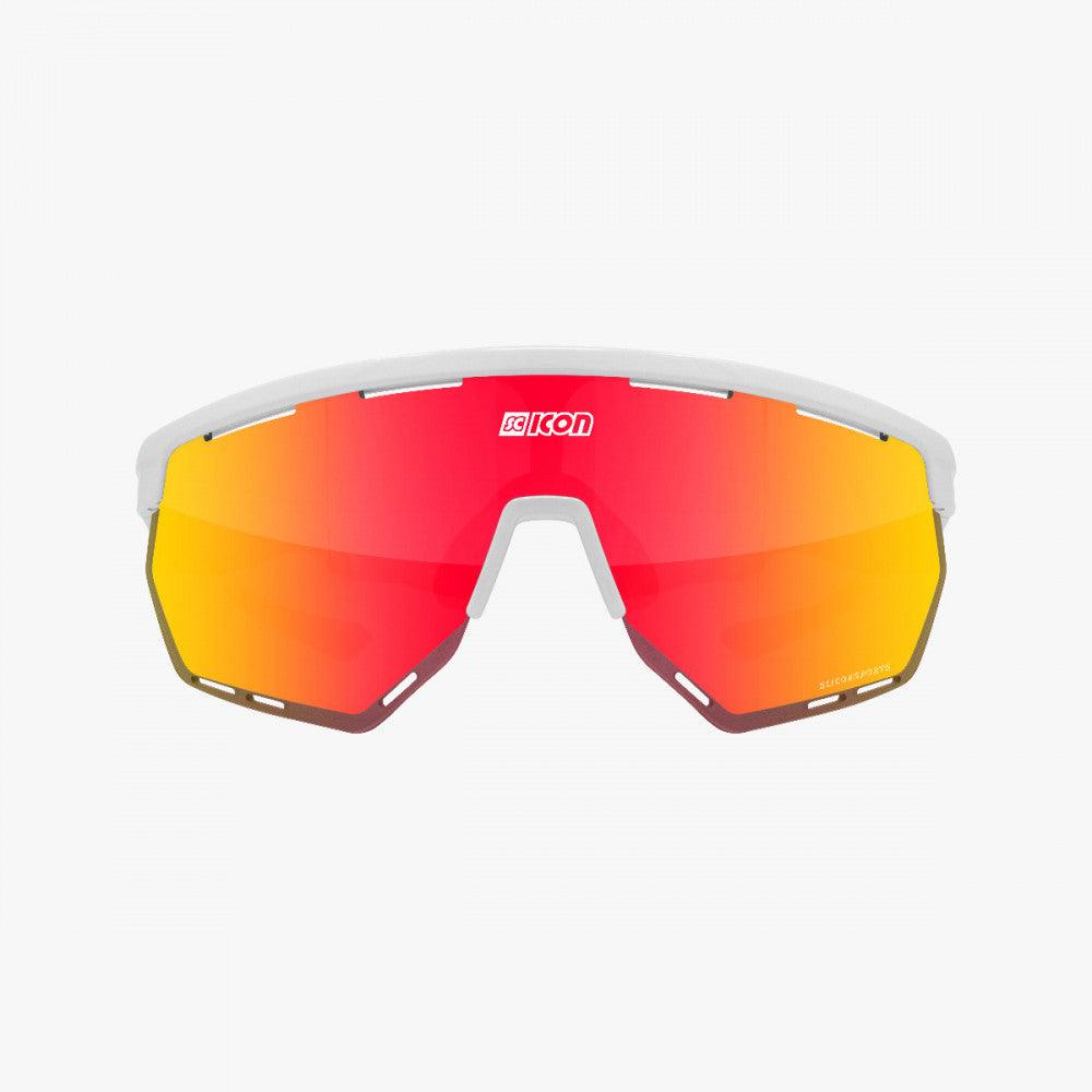 Scicon Aerowing Sport Sunglasses (Multimirror Red/White Gloss) | Cycling Gears Hub - Cycling Gears Hub