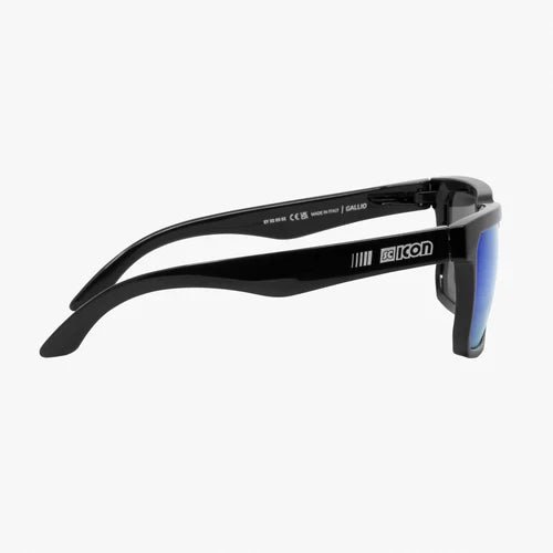 Scicon Gallio Sport Sunglasses (Black Gloss/Multimirror Blue) | Cycling Gears Hub - Cycling Gears Hub