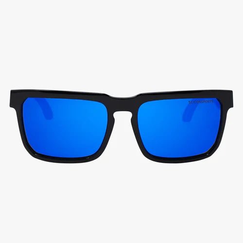 Scicon Gallio Sport Sunglasses (Black Gloss/Multimirror Blue) | Cycling Gears Hub - Cycling Gears Hub