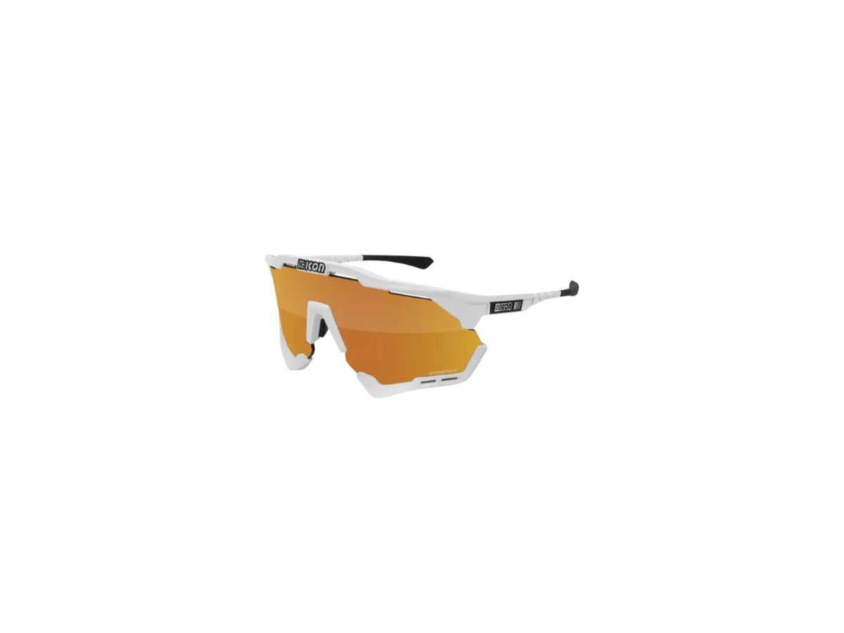 SCICON EYEWEAR | AEROSHADEXL FRAME WHITE GLOSS | MULTIMIRROR BRONZE+CLEAR F | WHITE