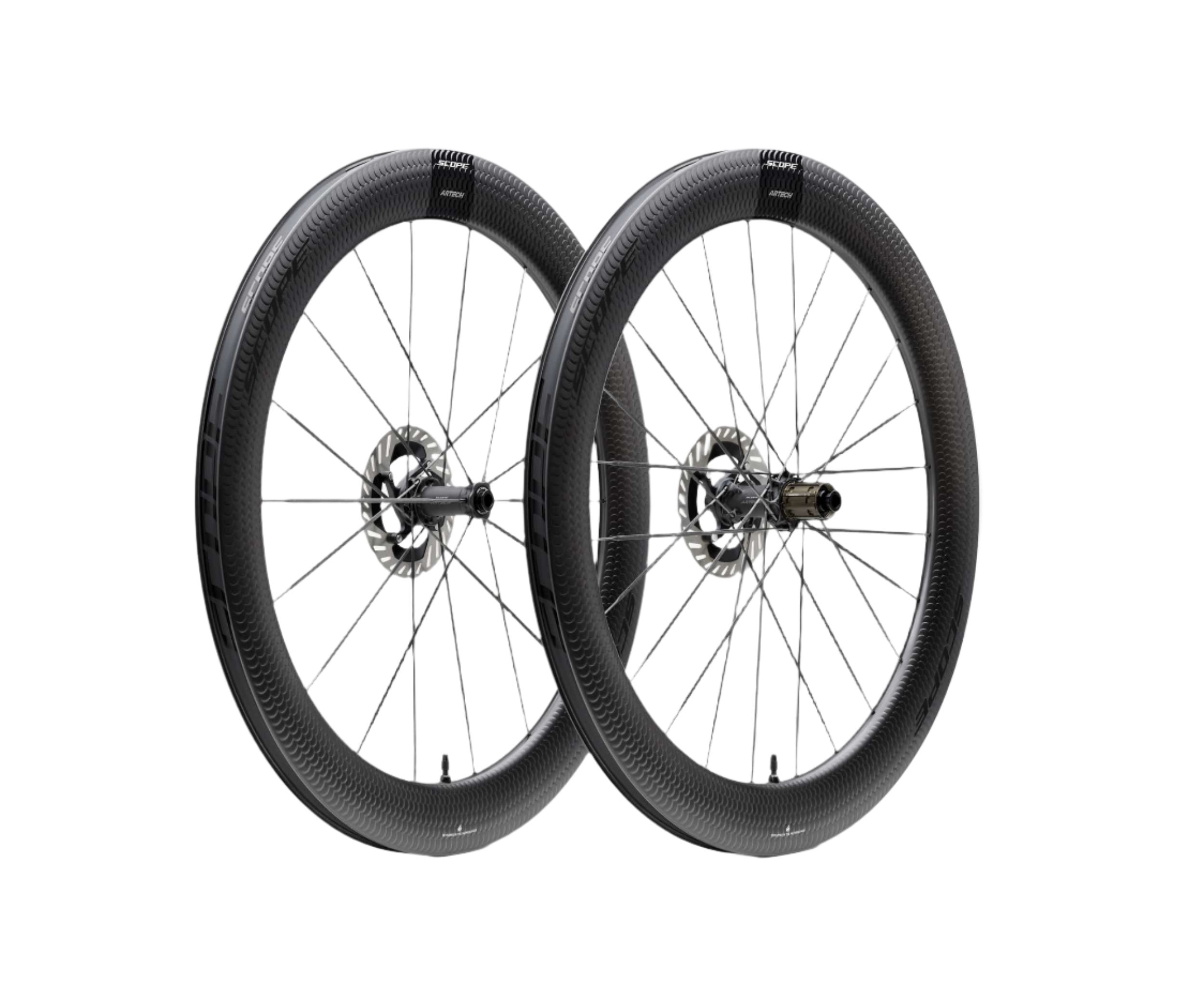 Scope Artech 6 Carbon Tubeless Ready Disc Brake Wheel - Shimano (Black) | Cycling Gears Hub - Cycling Gears Hub