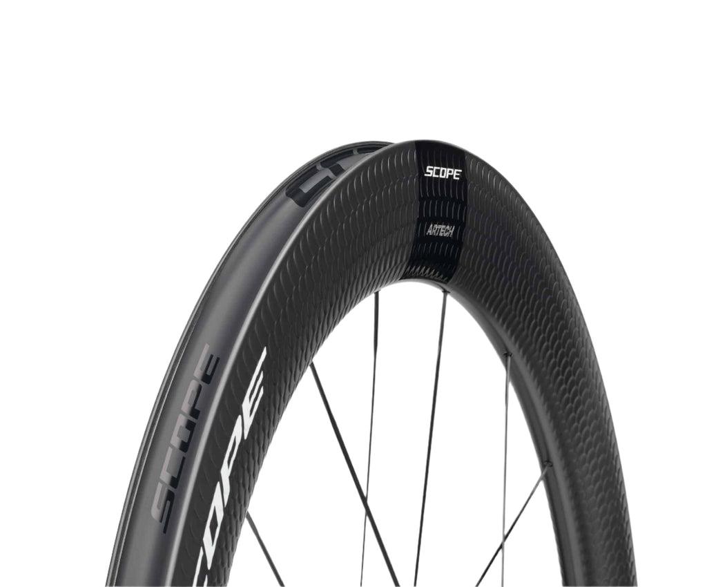 Scope Artech 6 Carbon Tubeless Ready Disc Brake Wheel - Shimano (Black) | Cycling Gears Hub - Cycling Gears Hub
