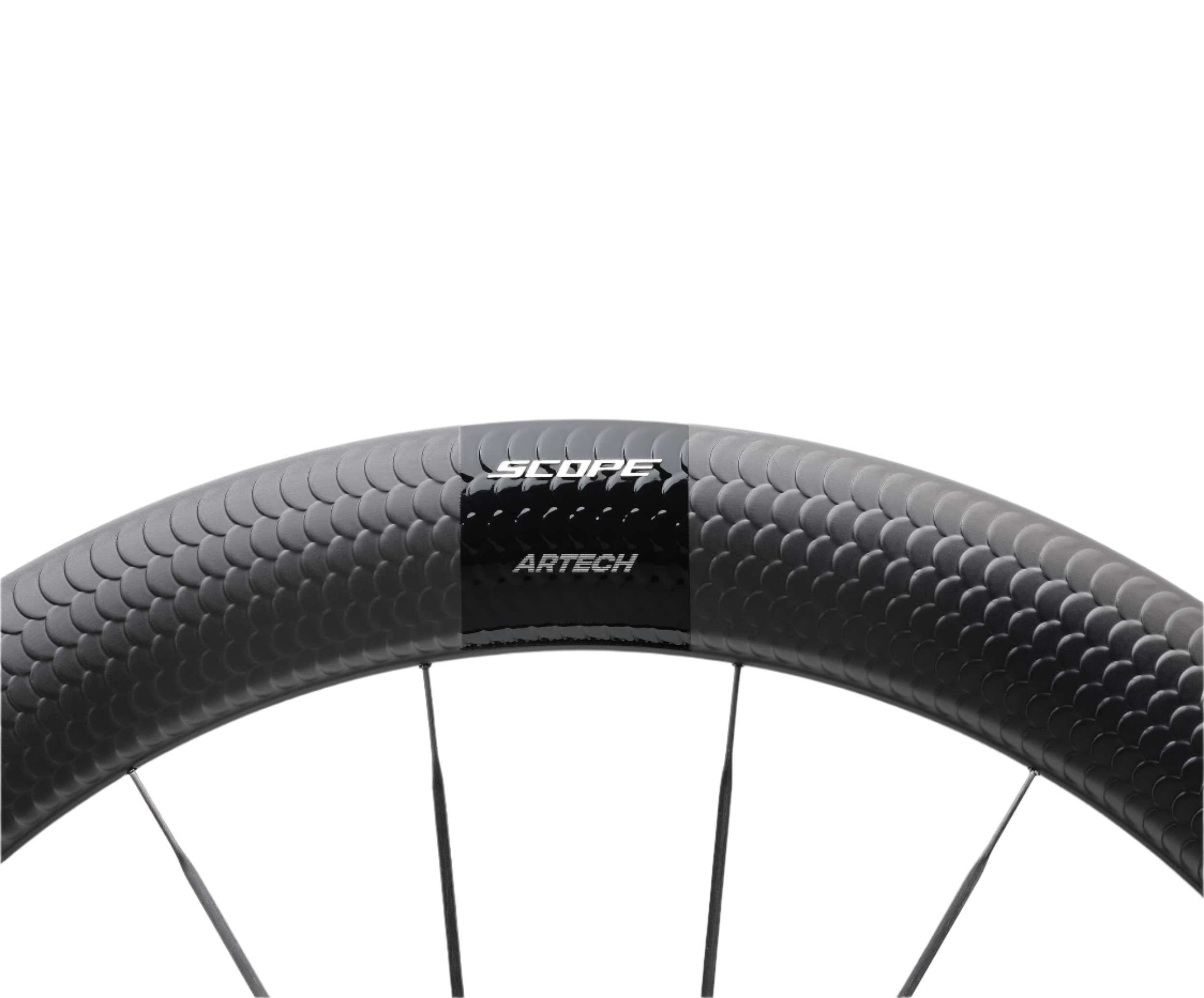Scope Artech 6 Carbon Tubeless Ready Disc Brake Wheel - Shimano (Black) | Cycling Gears Hub - Cycling Gears Hub