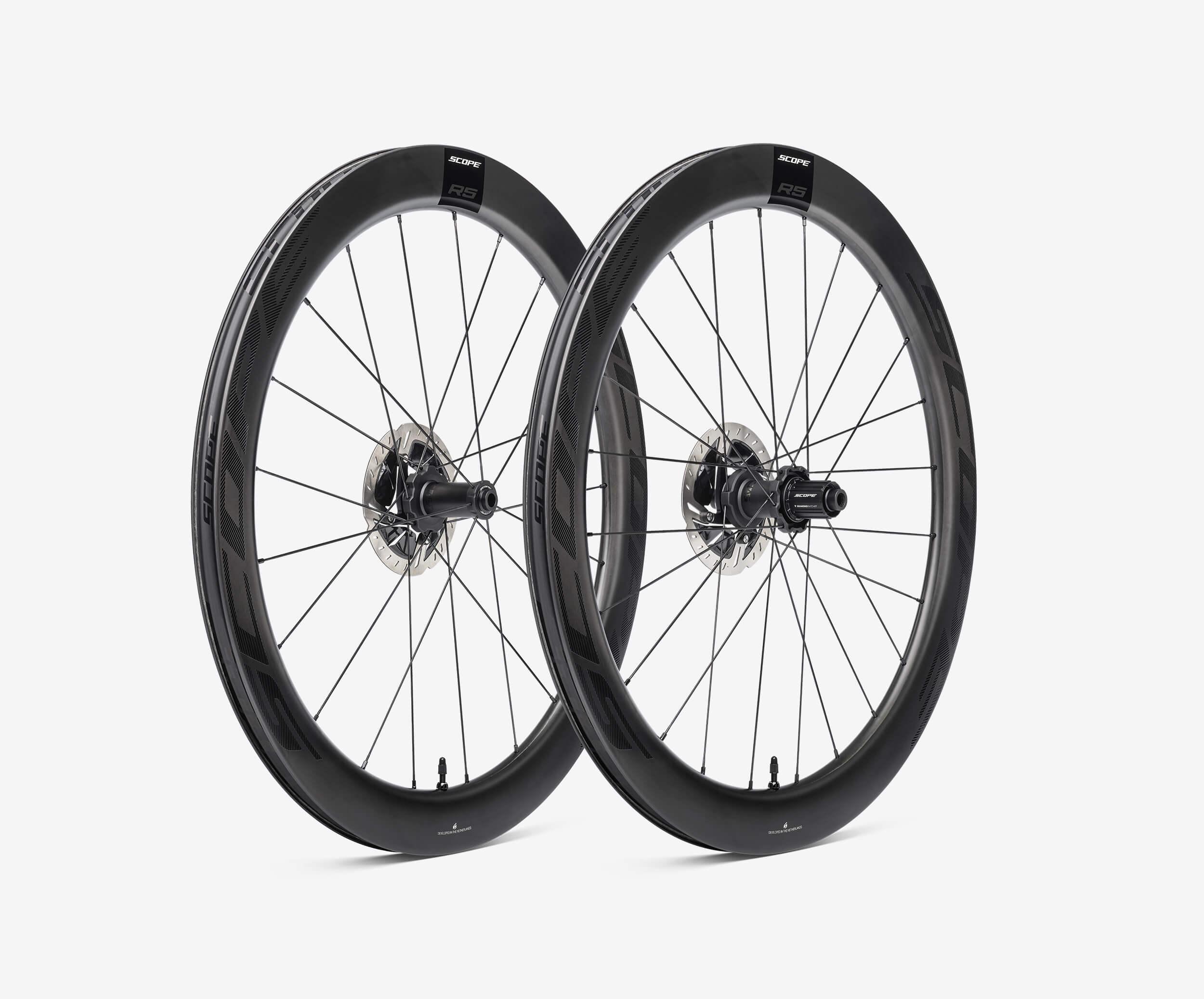 Scope R5 Carbon Tubeless Ready Disc Brake Wheel - Shimano (Black) | Cycling Gears Hub - Cycling Gears Hub