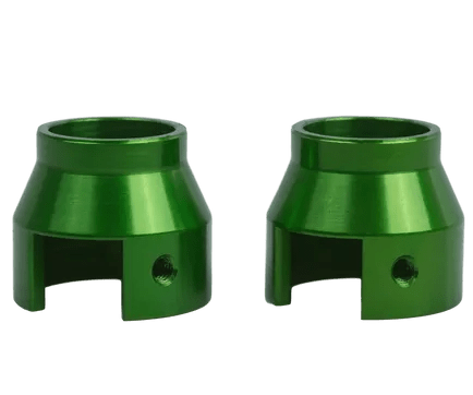 Seasucker Huske 20mm Boost Thru Axle - Pair (Green) | Cycling Gears Hub - Cycling Gears Hub