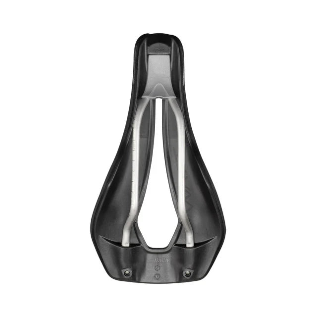 Selle Italia Watt TI 316 Gel Superflow – Triathlon Saddle with Anti - Slip Cover, TI Rails & Superflow Cut - Out (Unisex, 235g) - Cycling Gears Hub