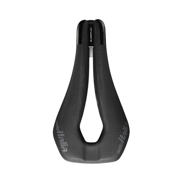 Selle Italia Watt TI 316 Gel Superflow – Triathlon Saddle with Anti - Slip Cover, TI Rails & Superflow Cut - Out (Unisex, 235g) - Cycling Gears Hub