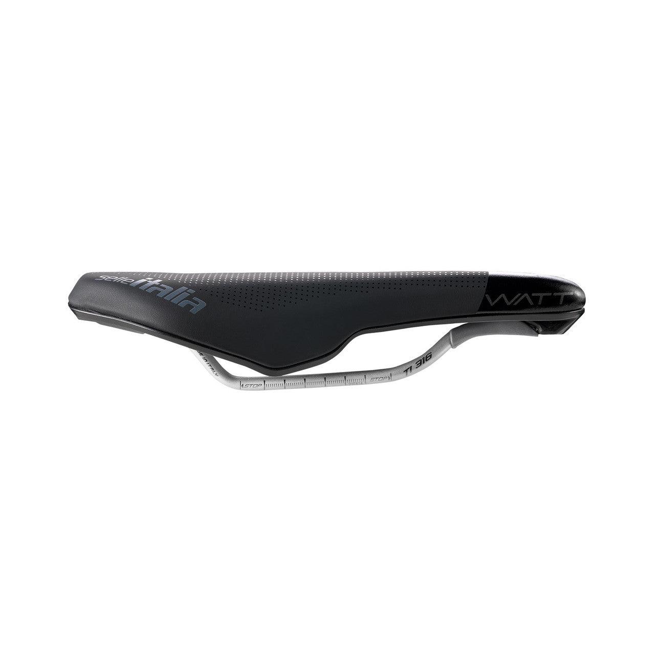 Selle Italia Watt TI 316 Saddle (Black) | Cycling Gears Hub - Cycling Gears Hub