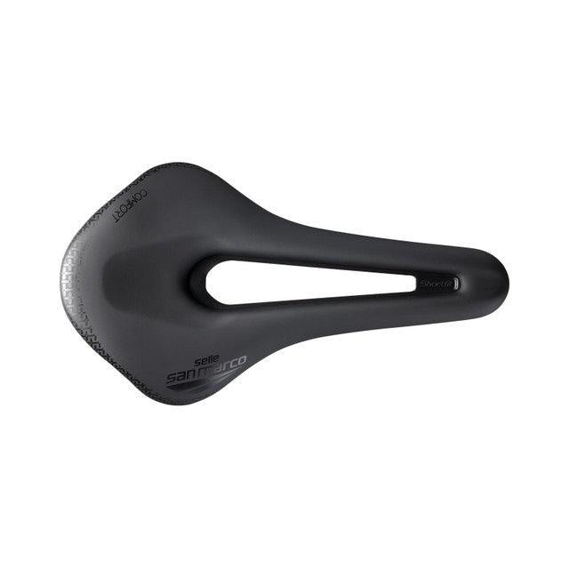Selle Sanmarco Shortfit 2.0 Comfort Dynamic Saddle (Black) | Cycling Gears Hub - Cycling Gears Hub