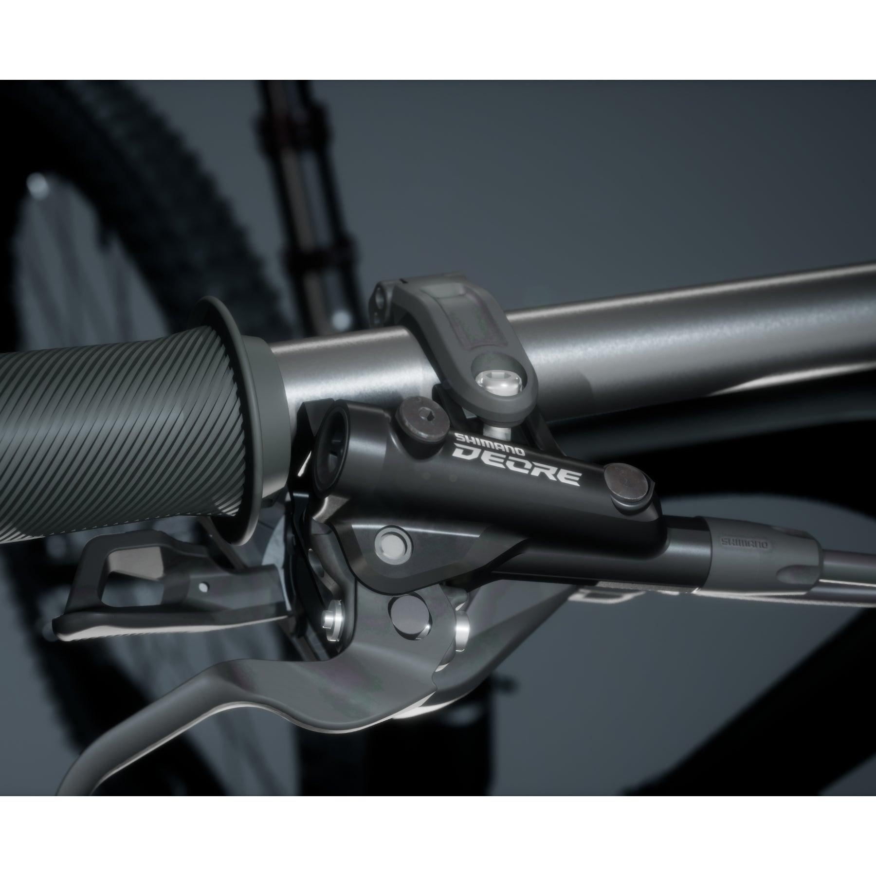 Shimano Deore BL-M6100/BR-M6120 Post Mount Hydraulic Disc Brake (Black) | Cycling Gears Hub