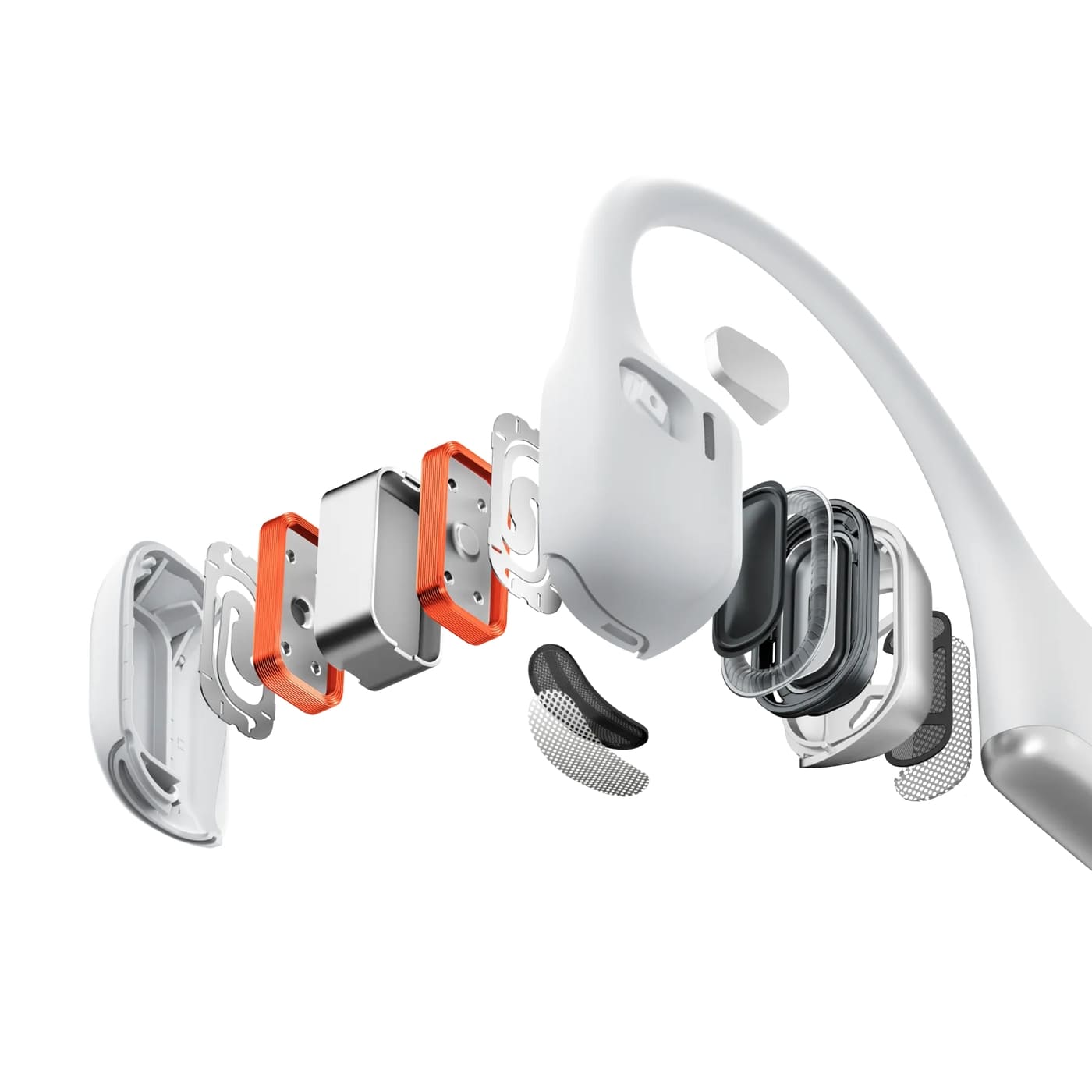 Shokz Open Run Pro 2 (Silver) | Cycling Gears Hub - Cycling Gears Hub
