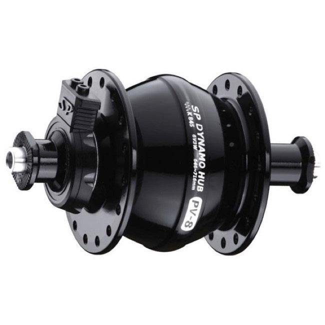 Shutter Precision PV-8 Rim Brake Front Hub (Black) | Cycling Gears Hub