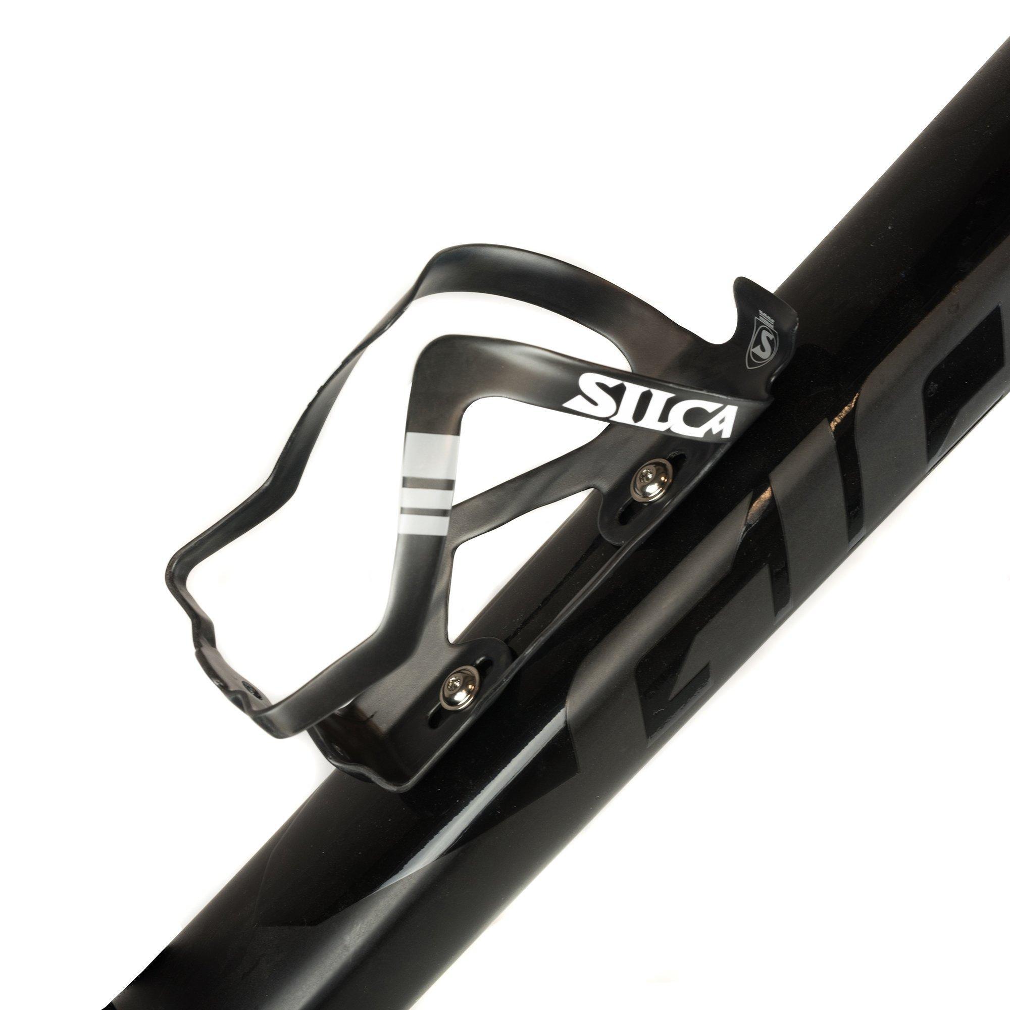 Silca Sicuaro Carbon Bottle Cage (Black/Grey) | Cycling Gears Hub - Cycling Gears Hub