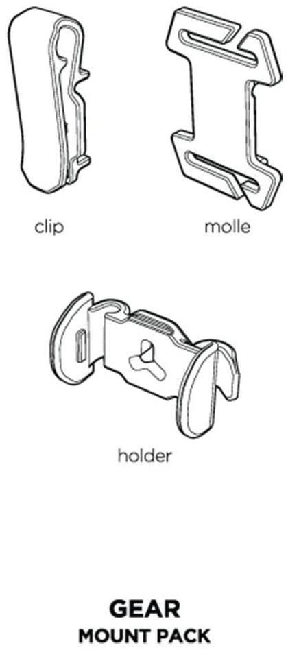 Smart Cliq Gear Mount Pack | Cycling Gears Hub