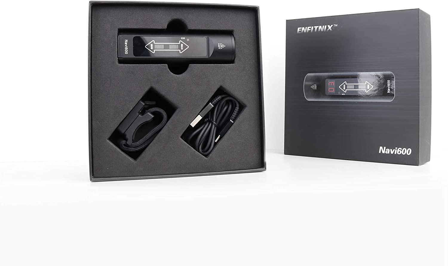 Smart Navi 600 Front Light (Black) | Cycling Gears Hub
