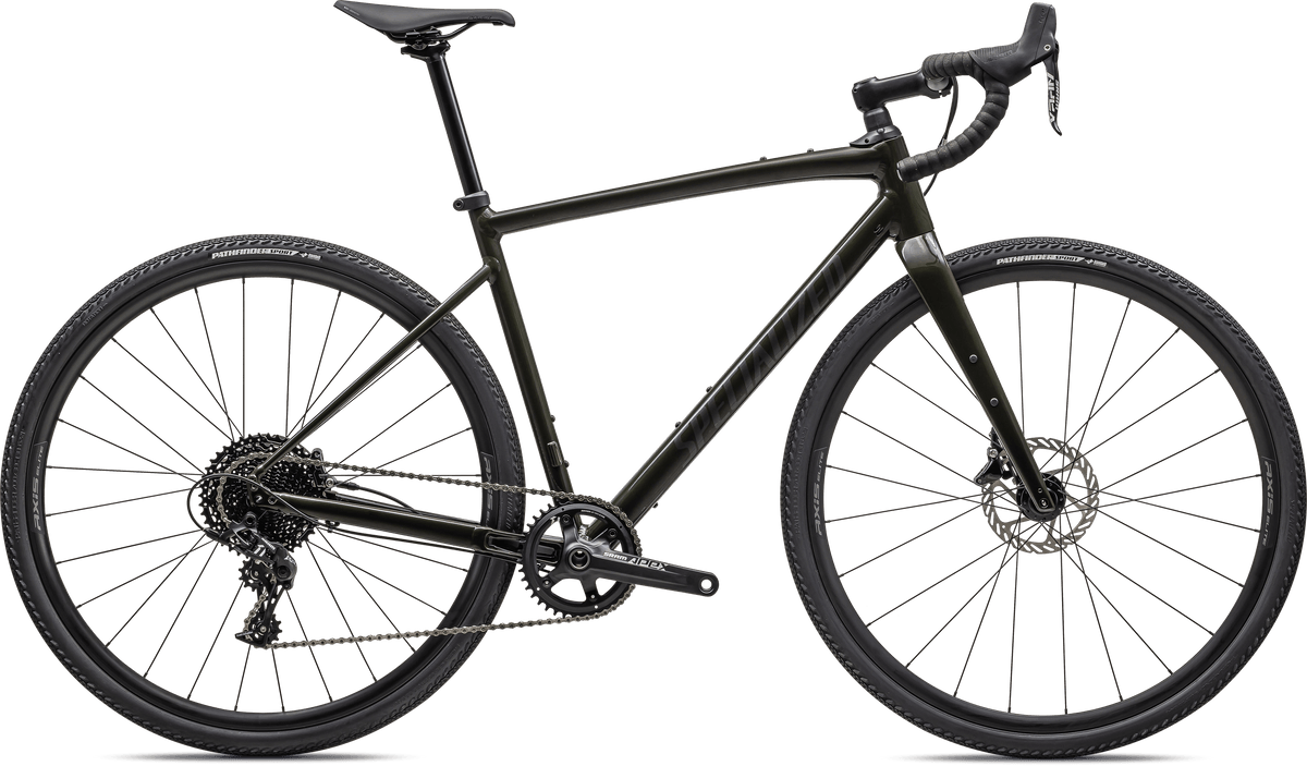 Specialized Diverge E5 Comp (Gloss Dark Moss Green/Pearl) | Cycling Gears Hub - Cycling Gears Hub