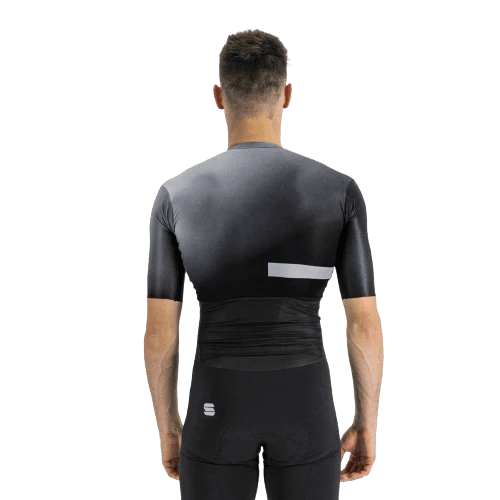 Sportful Bomber Men’s Cycling Skinsuit – Black Ice/Grey - Cycling Gears Hub