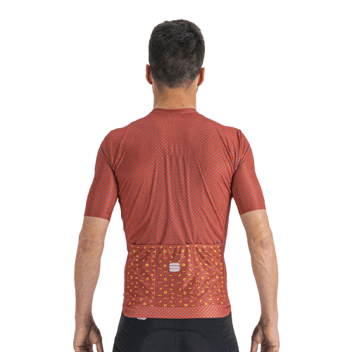 Sportful Checkmate Mens Cycling Jersey (Chilli Red Malives) | Cycling Gears Hub - Cycling Gears Hub