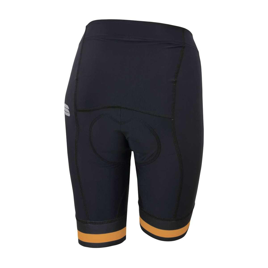 Sportful Classic Women's Cycling Shorts (Black/Gold) | Cycling Gears Hub - Cycling Gears Hub