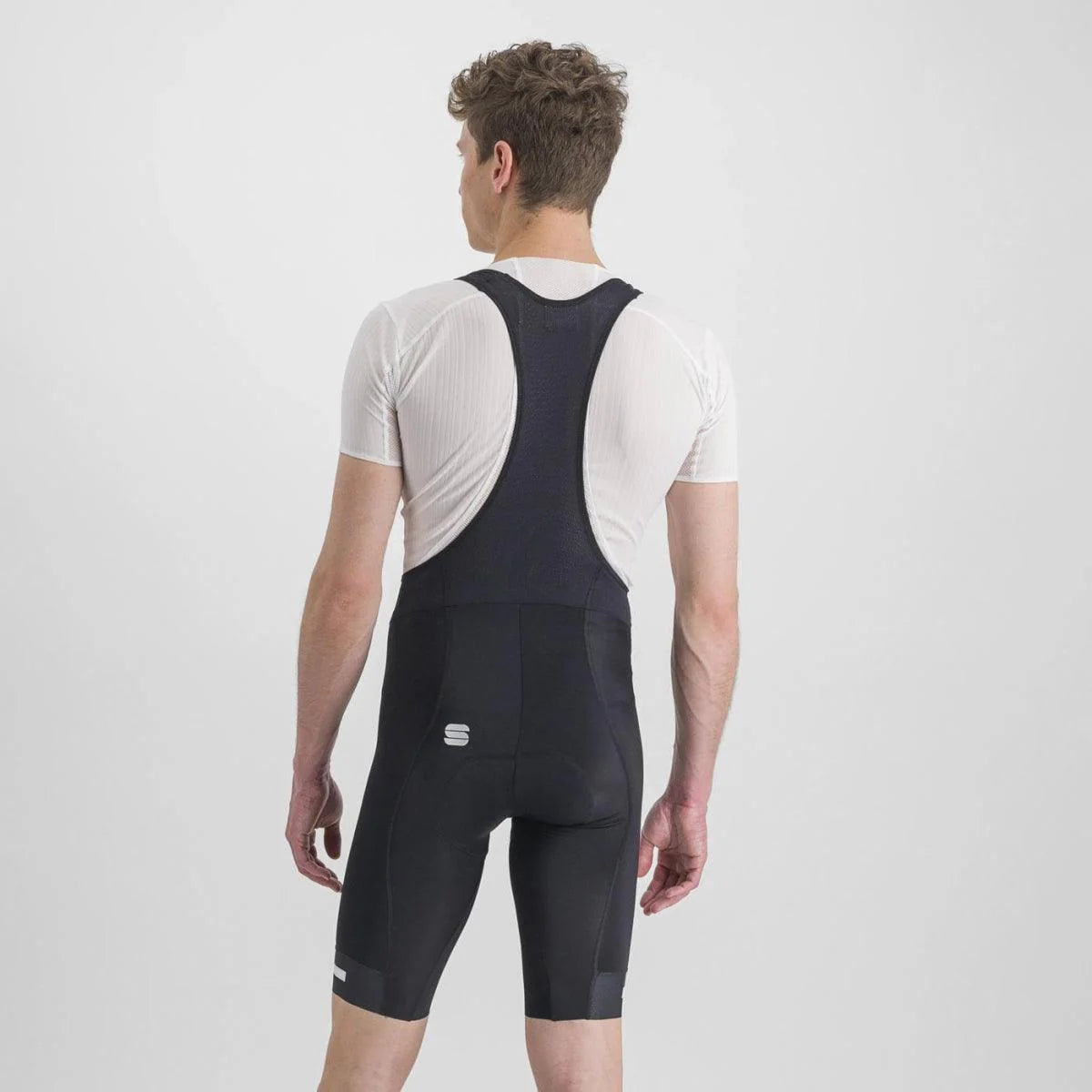Sportful Neo Men’s Cycling Bibshort – Black | Padded, Gel Chamois, Seamless Comfort Fit