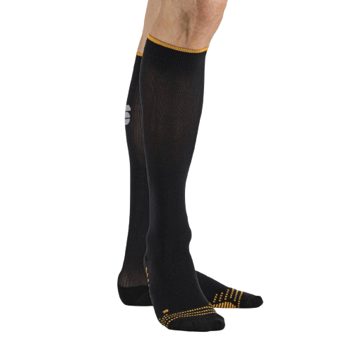 Sportful Recovery Unisex Cycling Socks (Black Orange SDR) | Cycling Gears Hub - Cycling Gears Hub