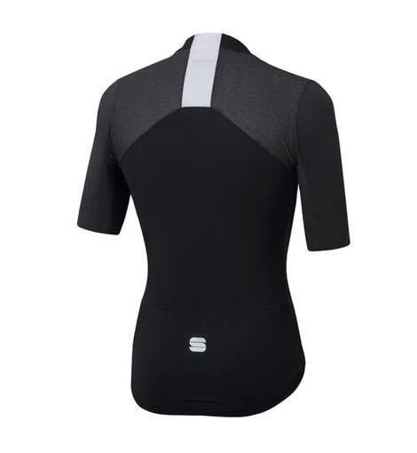 Sportful Striker Men’s Cycling Jersey – Black/White | Lightweight, Breathable, Regular Fit - Cycling Gears Hub