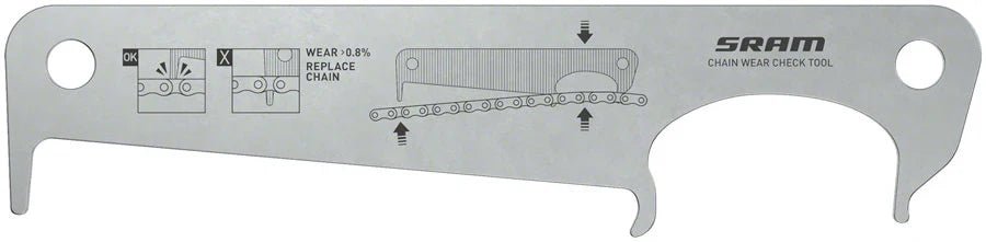 SRAM Chain Wear Check Tool (Silver) | Cycling Gears Hub - Cycling Gears Hub