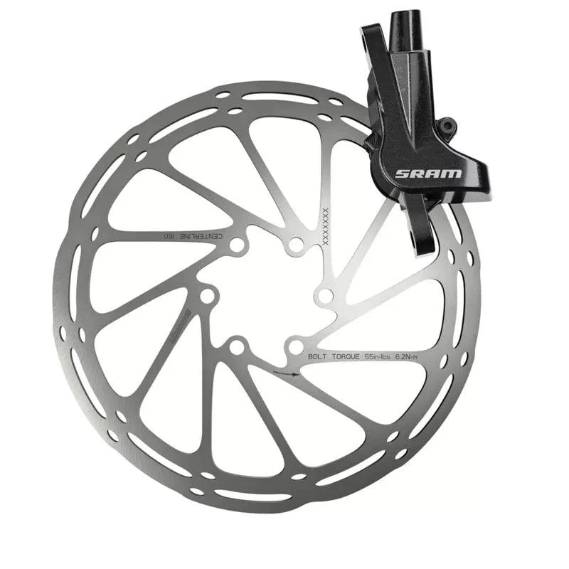 Sram Level T Post Mount Hydraulic Disc Brake (Gloss Black) | Cycling Gears Hub - Cycling Gears Hub