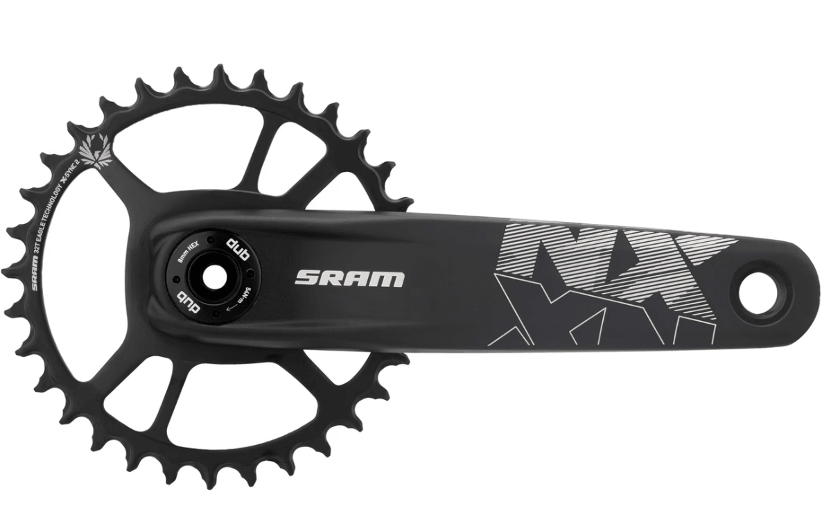 SRAM NX Eagle Boost FC - NX - 1 - C1 Dub Crankset (Black) | Cycling Gears Hub - Cycling Gears Hub