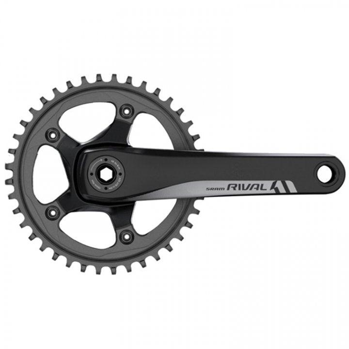 SRAM Rival 1 FC - RIV - 1 - A1 Pressfit GXP Crankset (Black) | Cycling Gears Hub - Cycling Gears Hub