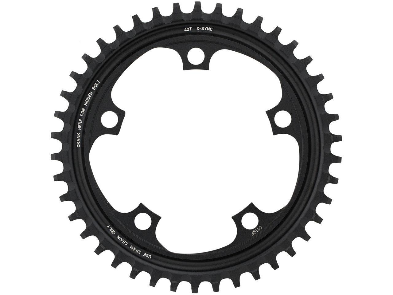 Sram Rival X - Sync 10/11 Speed Chainring (Black) | Cycling Gears Hub - Cycling Gears Hub