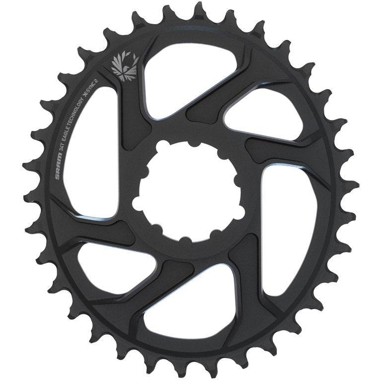 SRAM X - Sync 2 Eagle 1x Oval 11/12 Speed Chainring (Black) | Cycling Gears Hub - Cycling Gears Hub