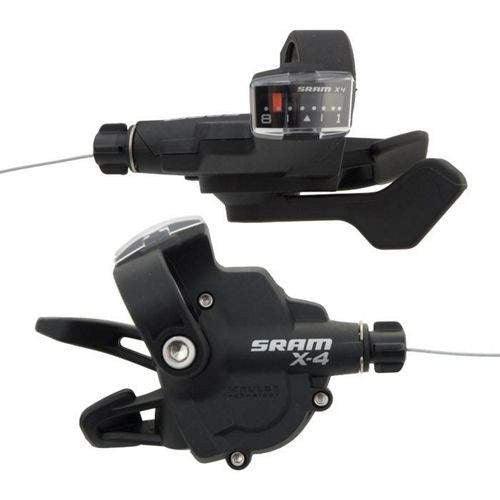 SRAM X4 8 Speed Mechanical Shifter (Black) | Cycling Gears Hub - Cycling Gears Hub